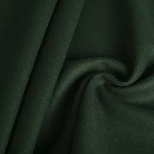 Olive Green Melton Fabric - 4582