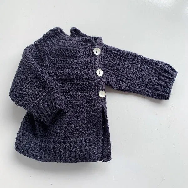 Organic cotton cardigan