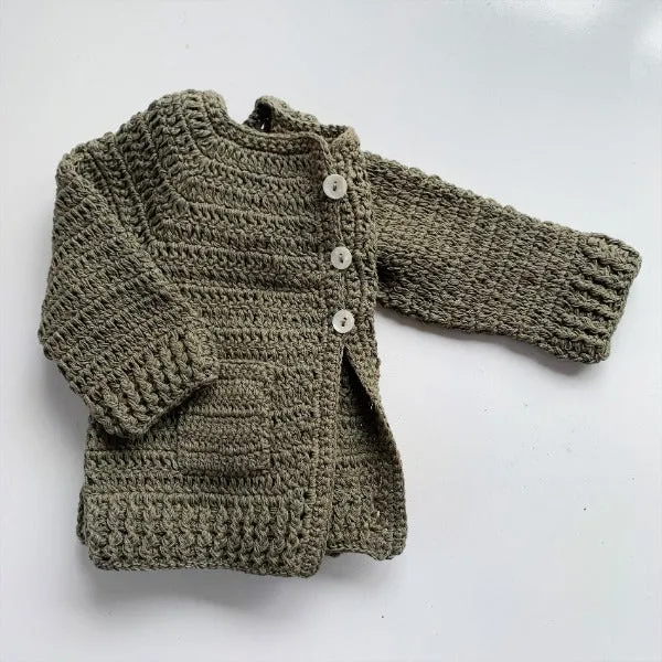 Organic cotton cardigan