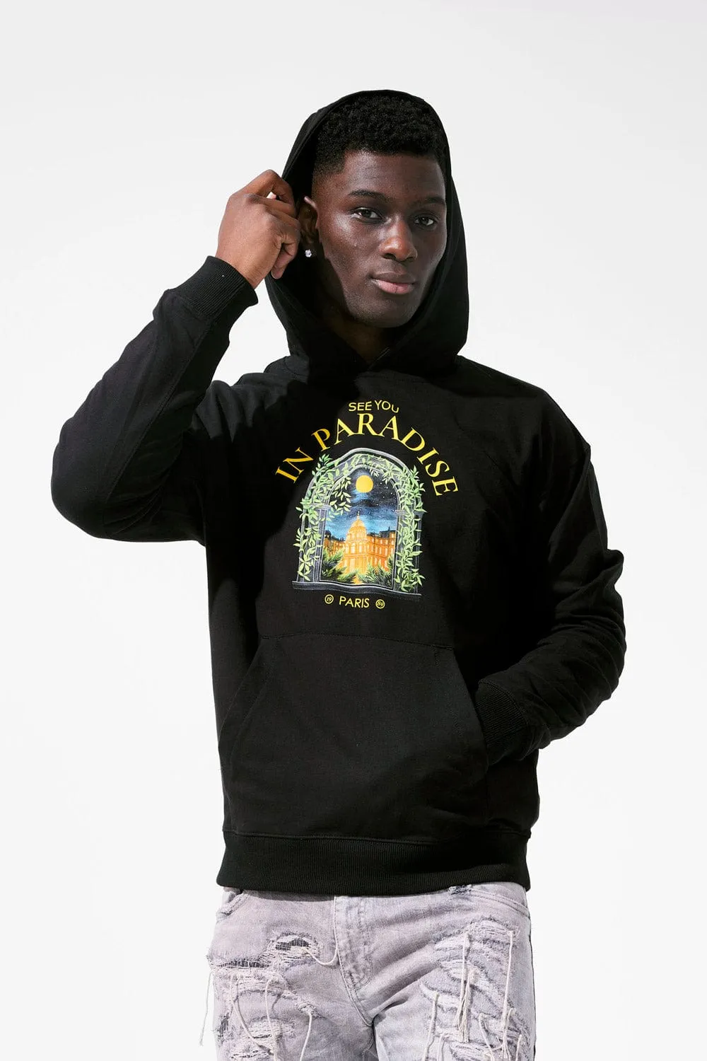 Parisian Pullover Hoodie (Black)