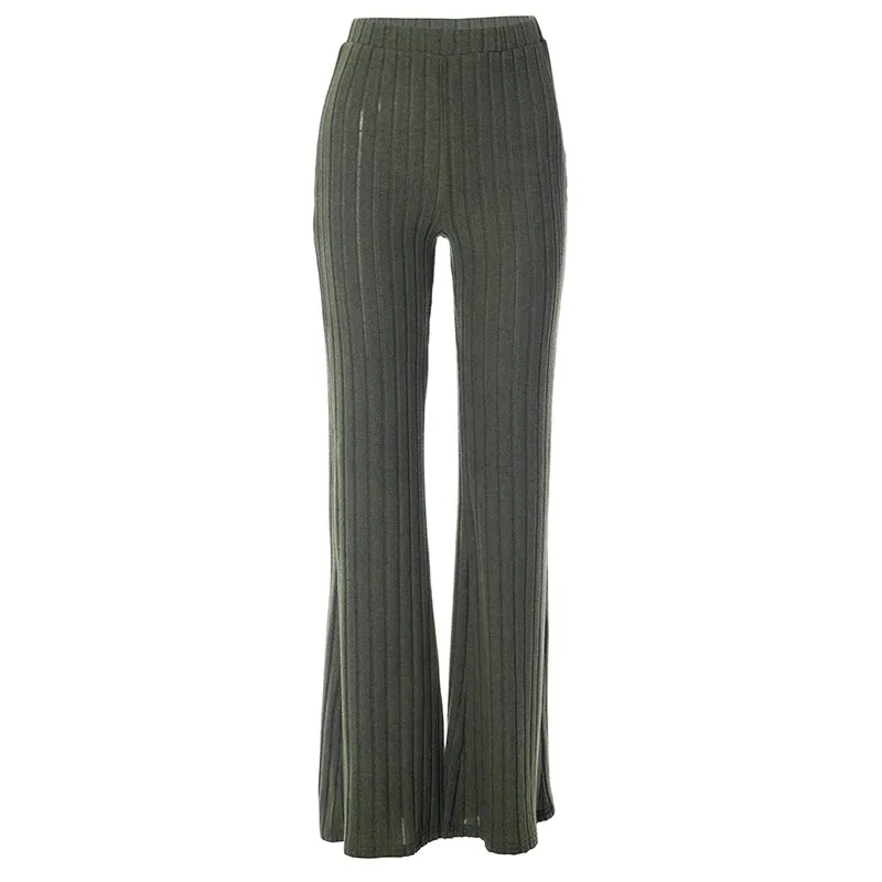 Pinstripe Perfection Wide-Leg Pants