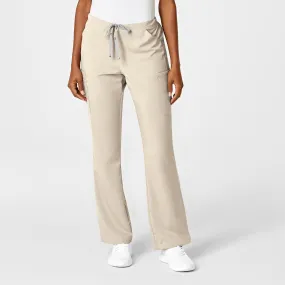 PRO Women's Moderate Flare Leg Scrub Pant - Khaki