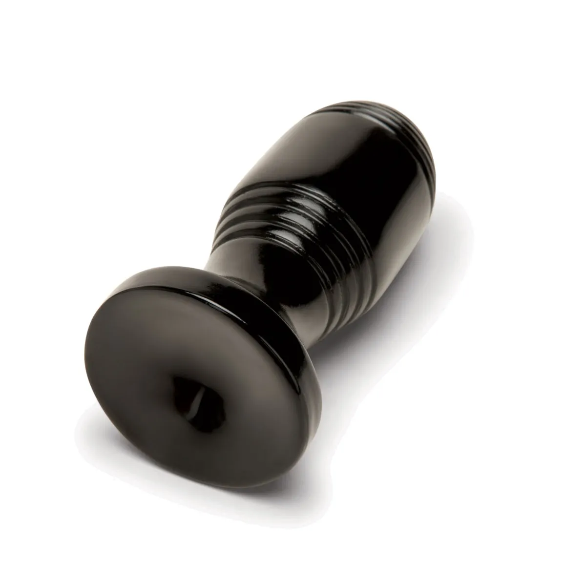 Prowler RED Ribbed Butt Plug Black