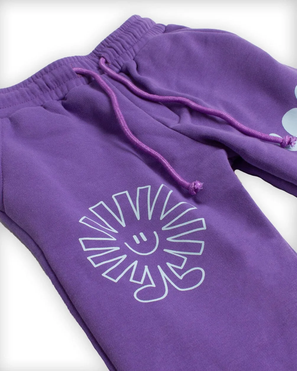 Purple Printed Kids Swants