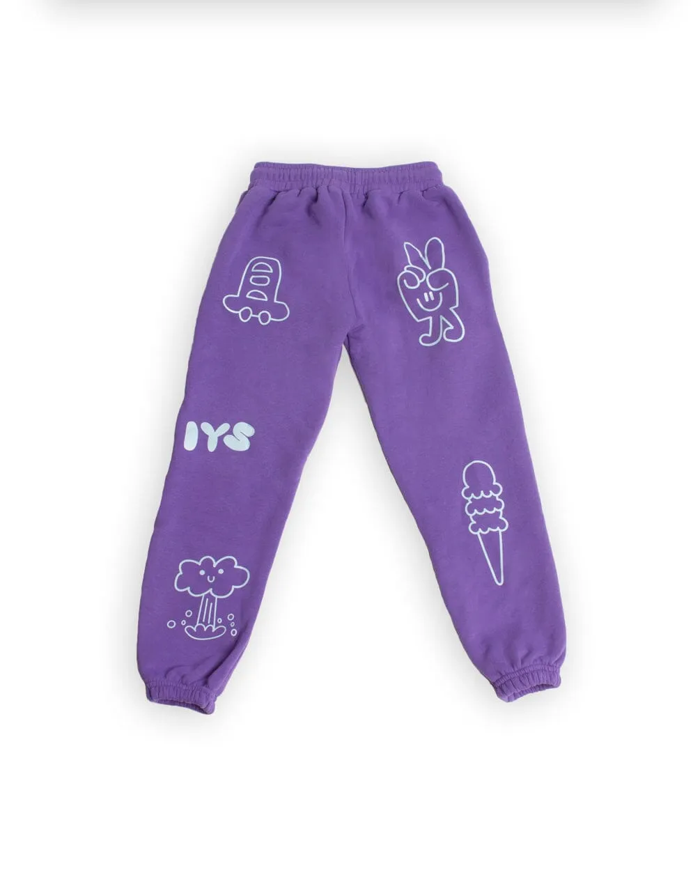 Purple Printed Kids Swants