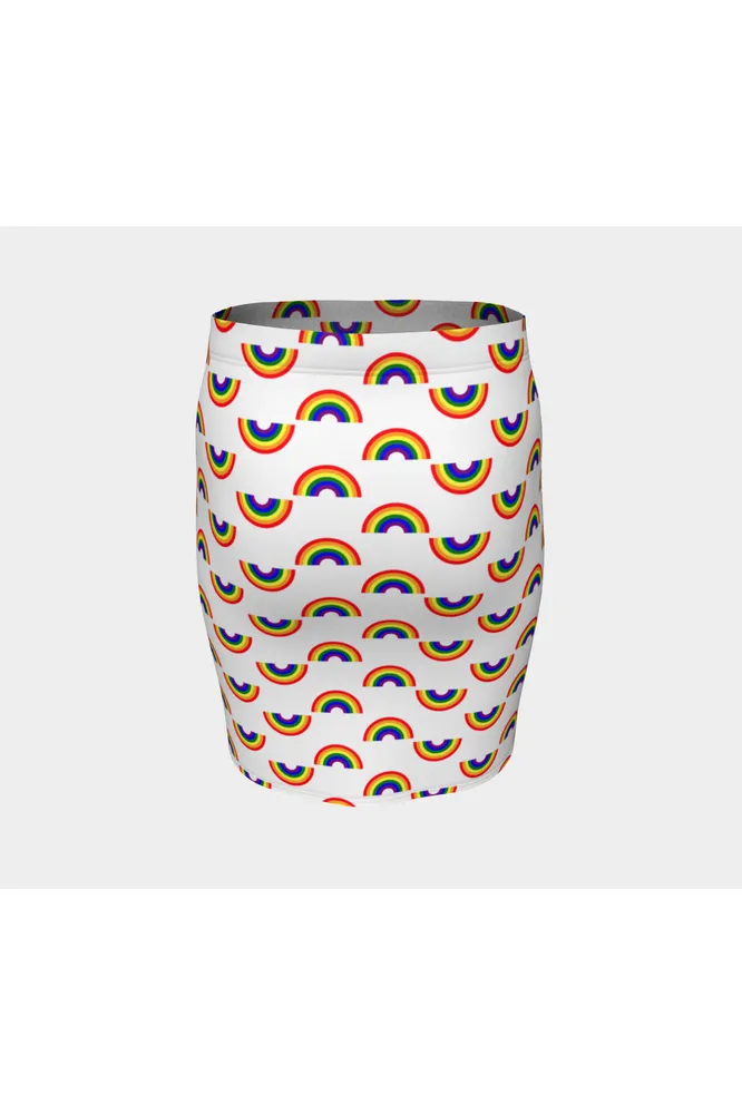 Rainbow Bright Fitted Skirt