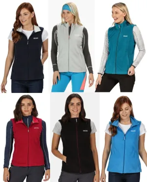 Regatta Womens Full Zip Bodywarmer Sweetness Micro Fleece