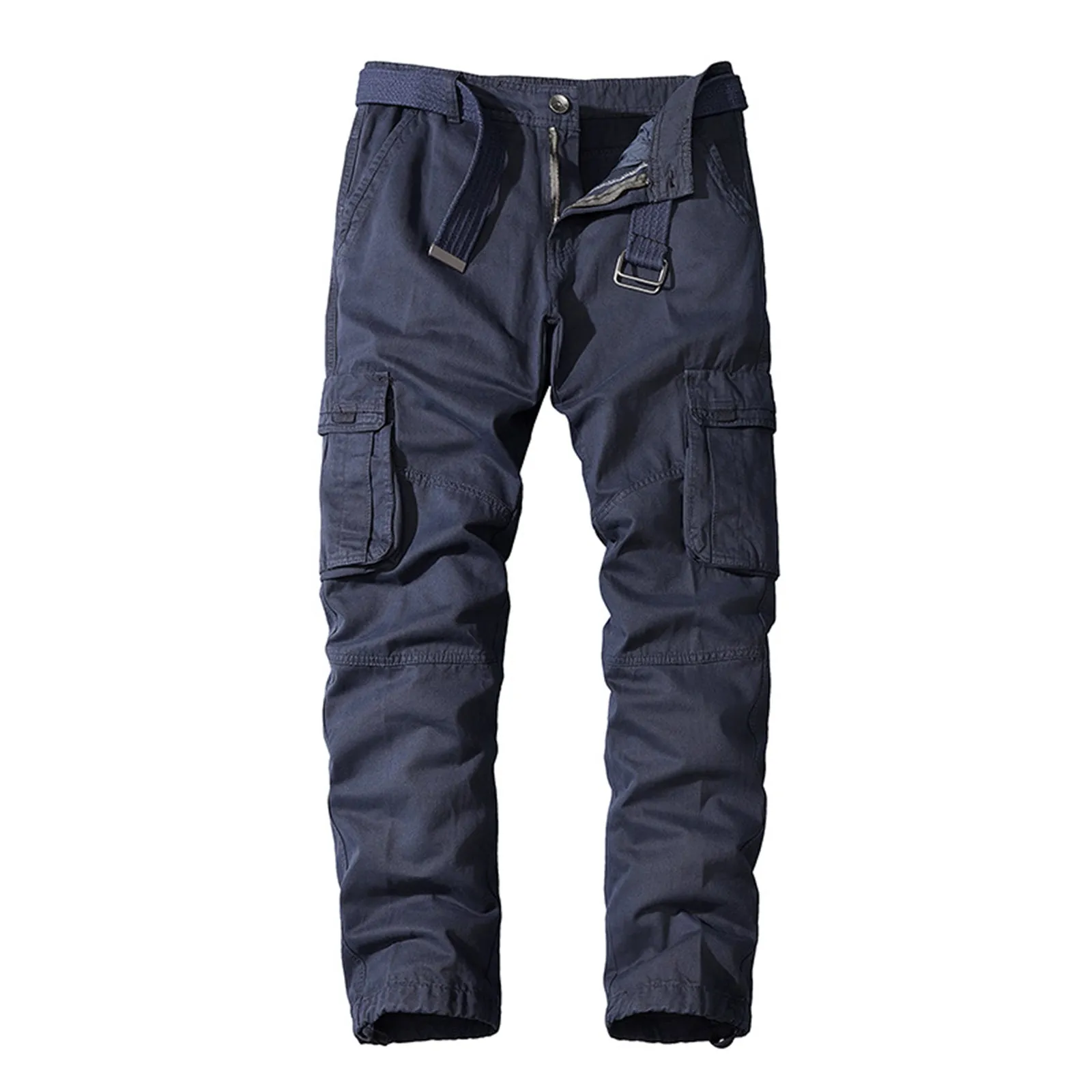 RETRO 100% COTTON MULTI-POCKETS CARGO PANTS