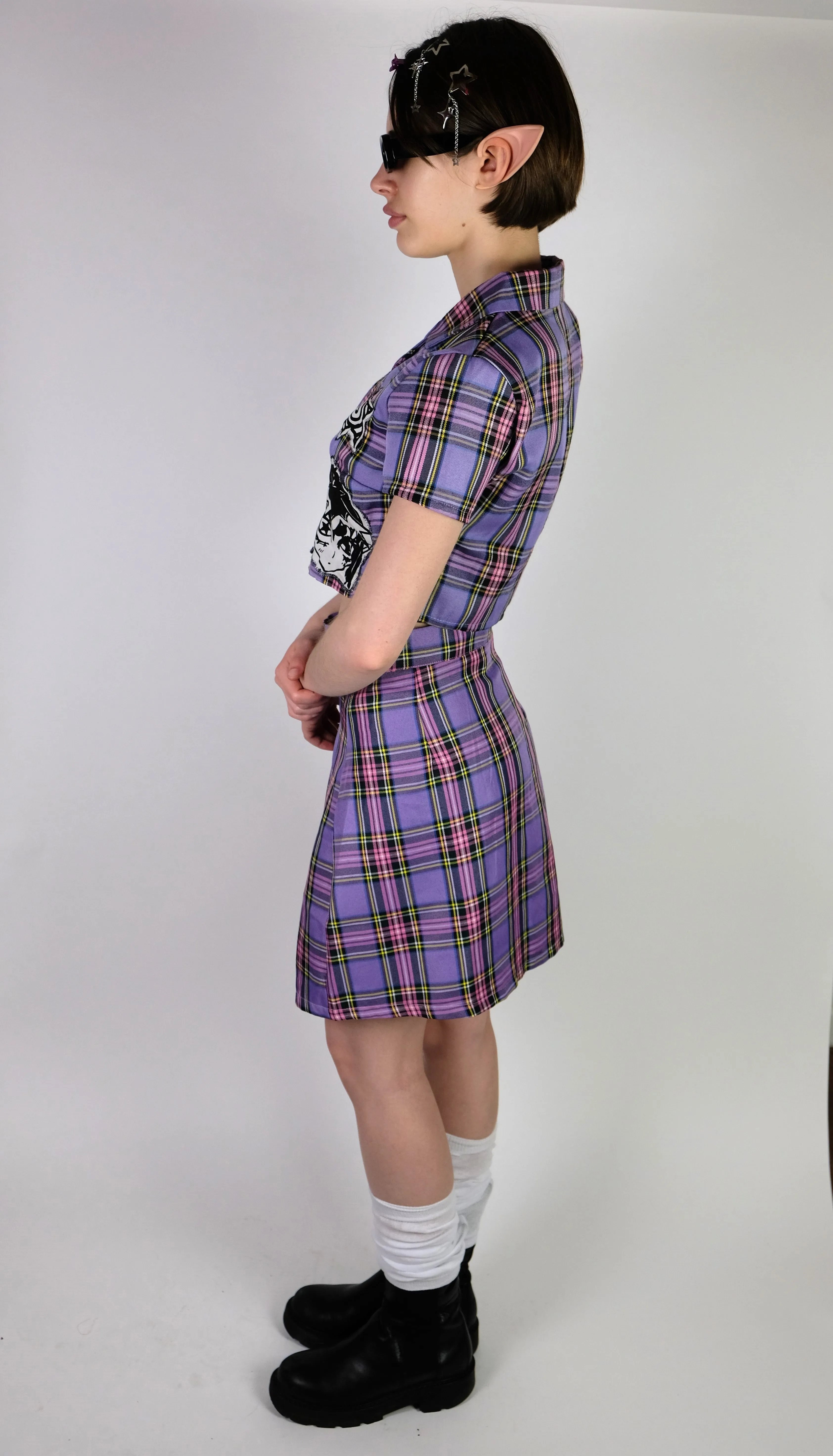 Reworked Tartan 2 Piece -S