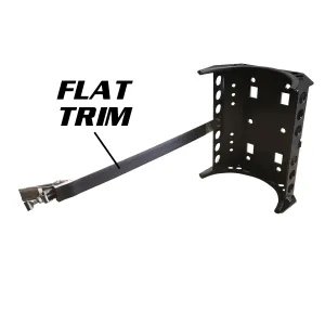 Rubber Flat Trim for Power Tank Brackets - Flat, Adhesive Back