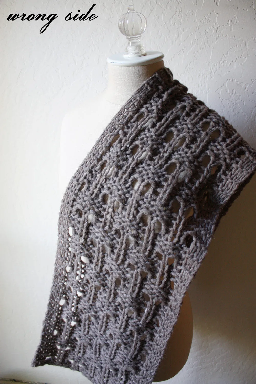 Rusticale Cowl / Wrap Knitting Pattern