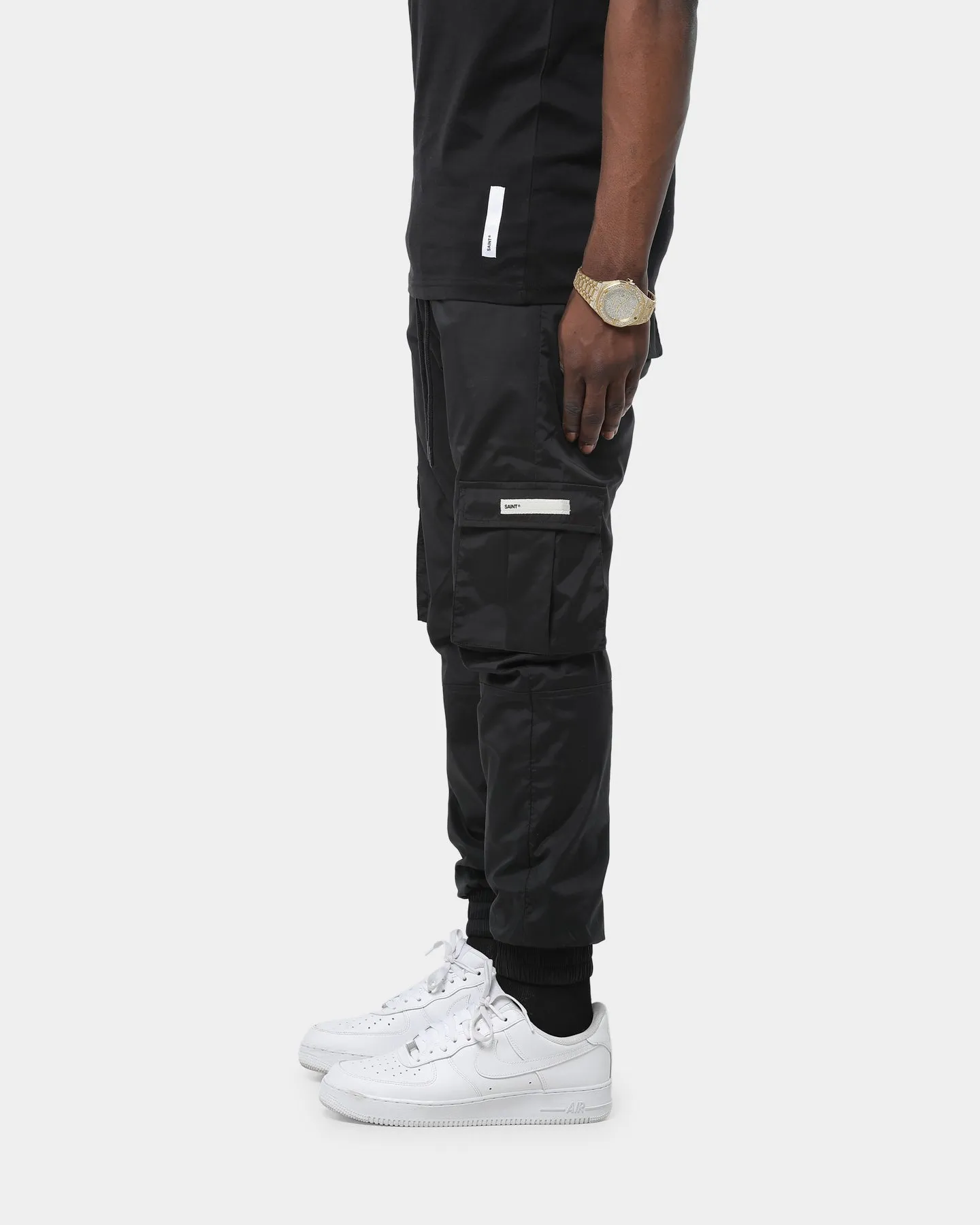 Saint Morta Sport Cargo Jogger Black