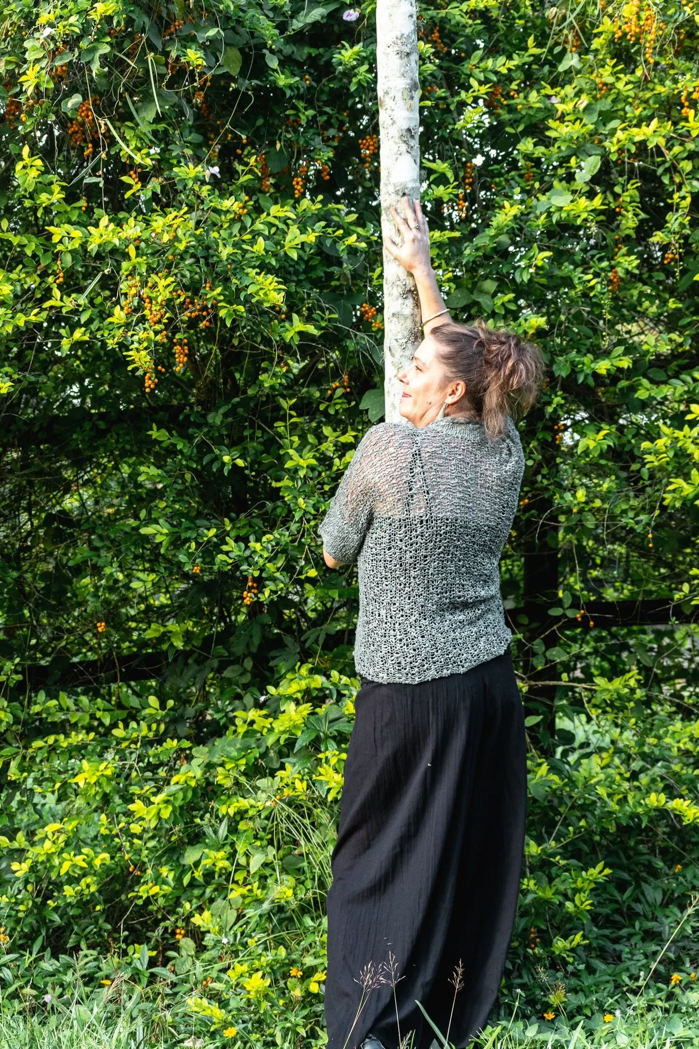 Samsara Cardigan Top - Grey