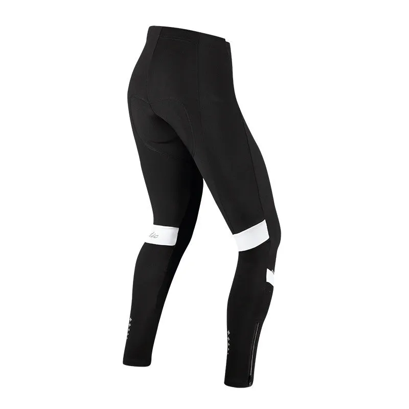 Santic Waltz White Women Padded Cycling Pants with fleece