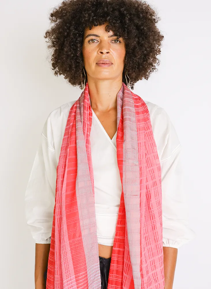 Scarf, rhodonite