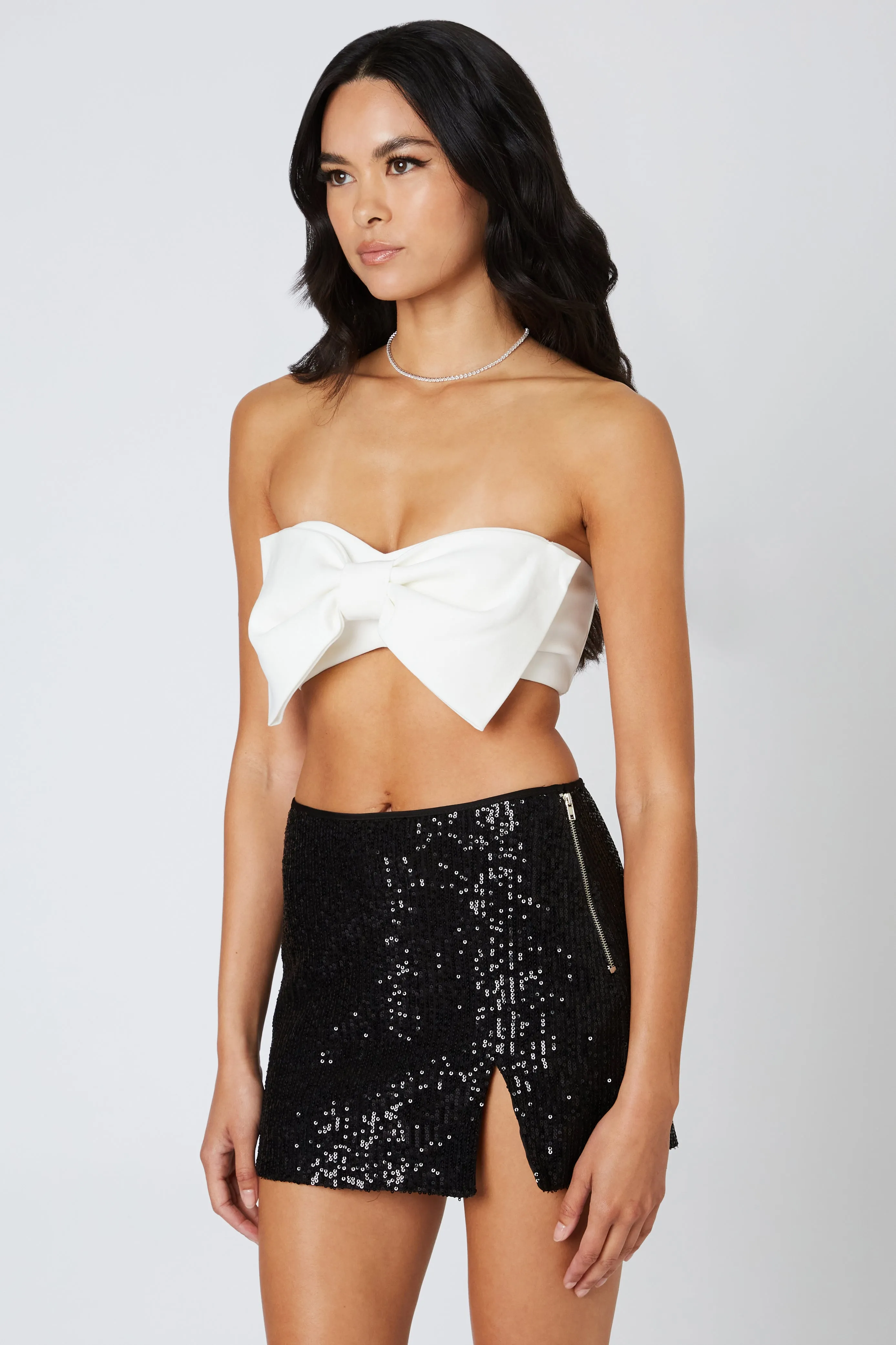 Sequin Mini Skort