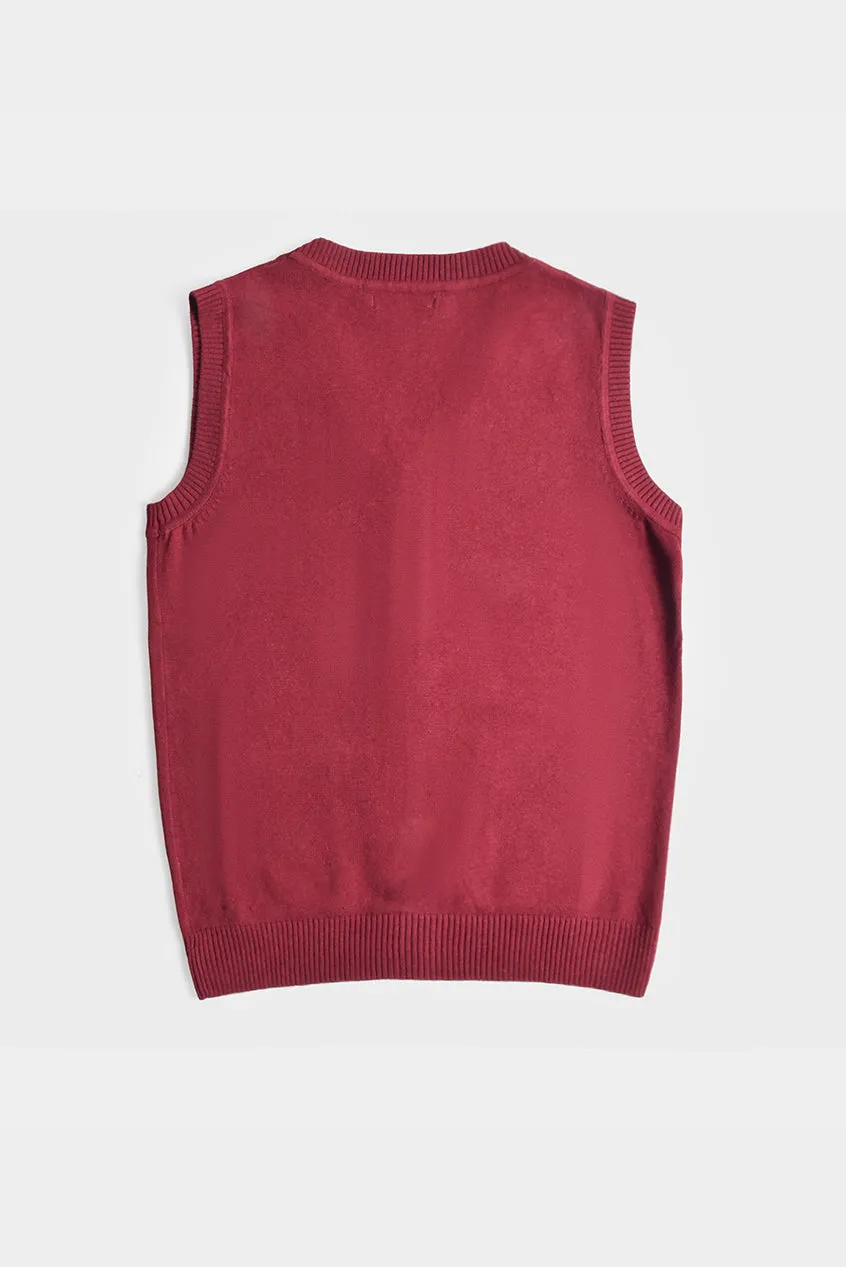 Sleeveless Cardigan Sweater