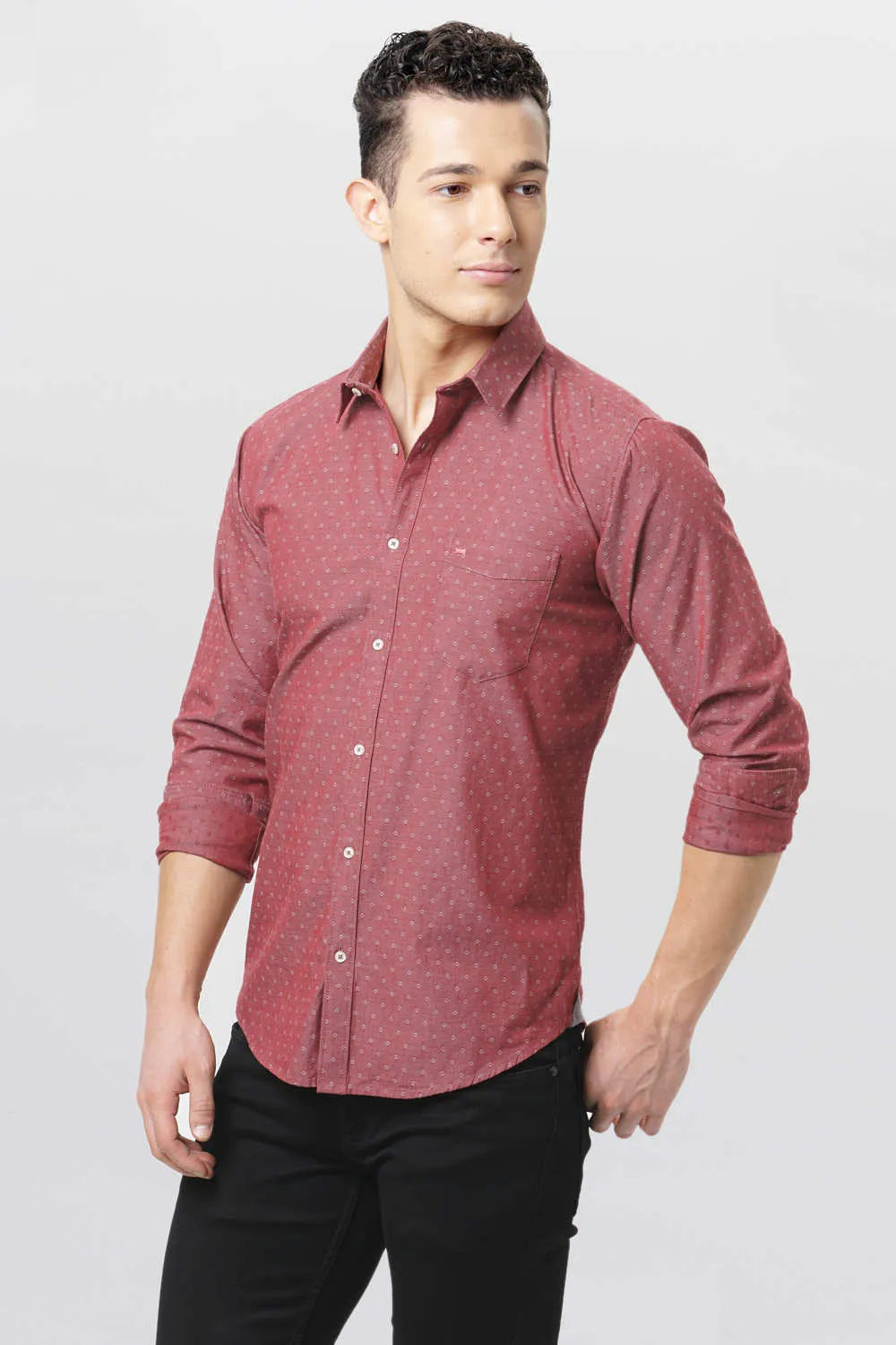 Slim Fit Oxford Dobby Shirt