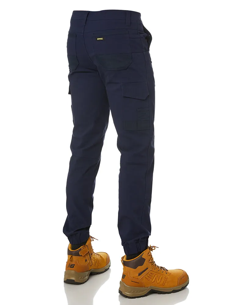 Slim Flex Cuffed Tradie Cargo Pant - Navy