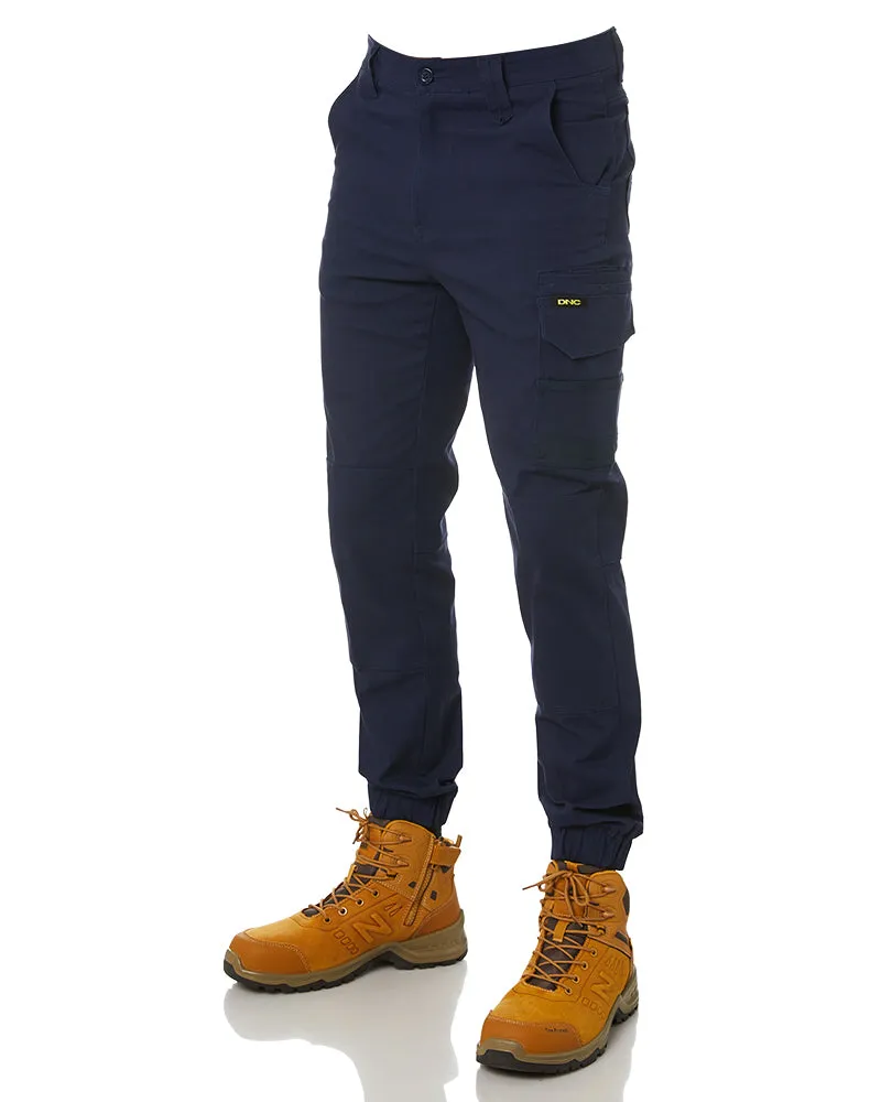 Slim Flex Cuffed Tradie Cargo Pant - Navy