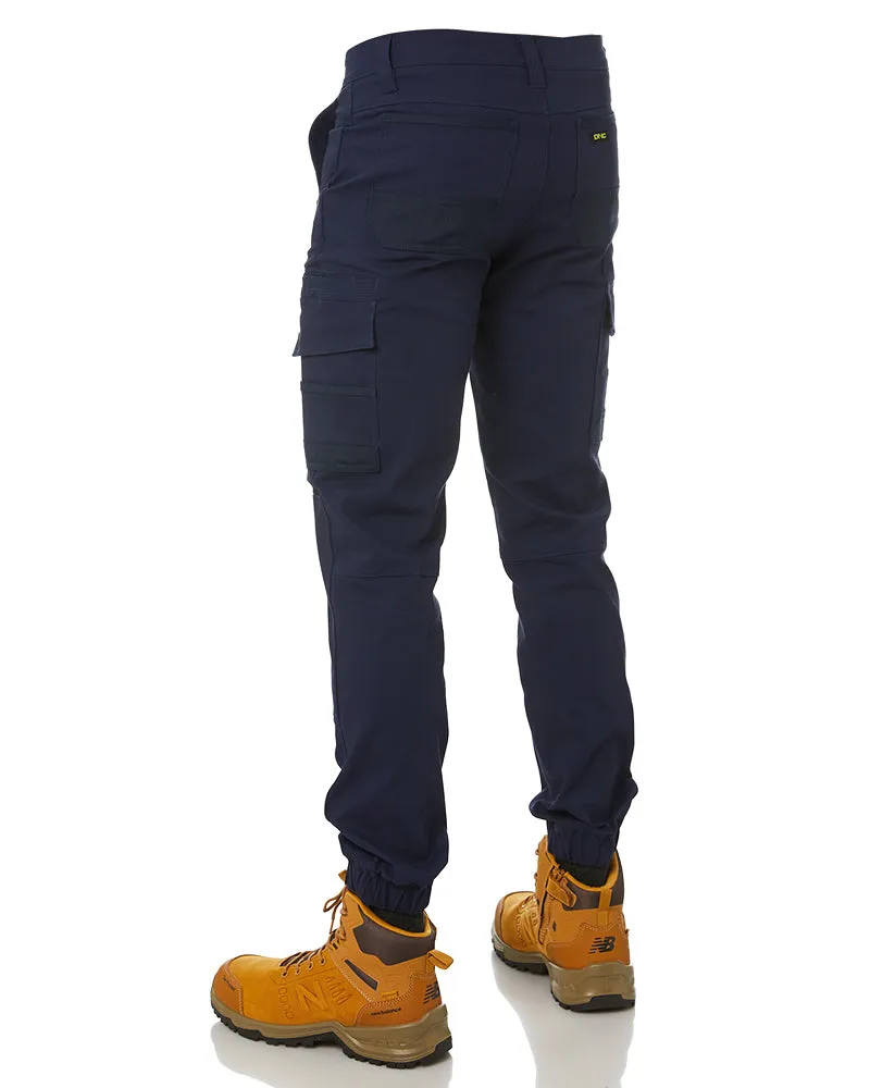 Slim Flex Cuffed Tradie Cargo Pant - Navy