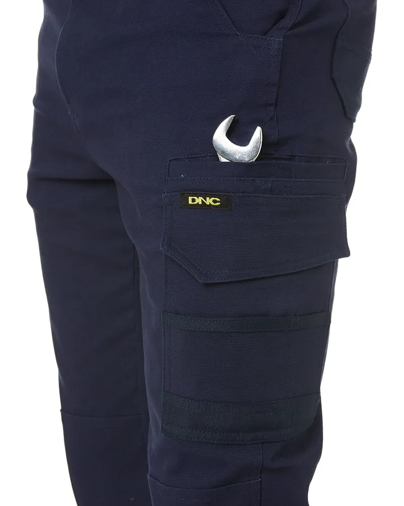 Slim Flex Cuffed Tradie Cargo Pant - Navy