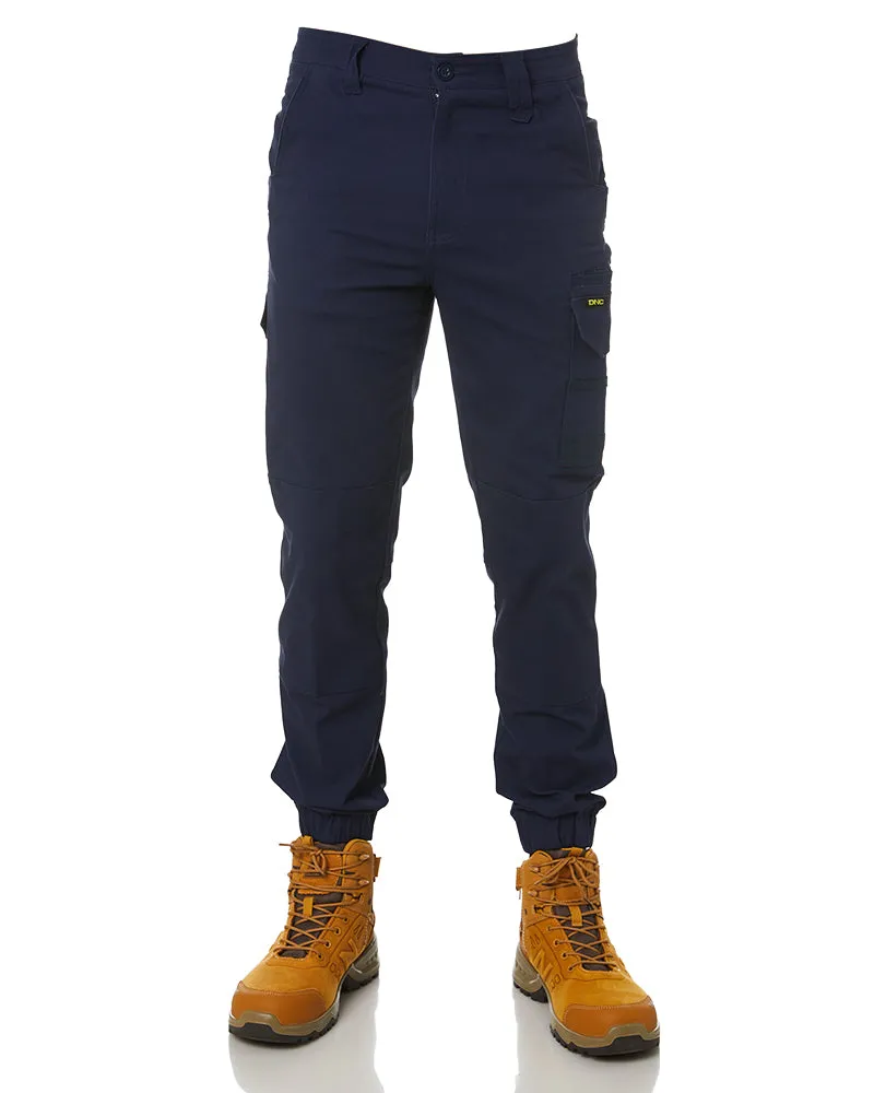 Slim Flex Cuffed Tradie Cargo Pant - Navy