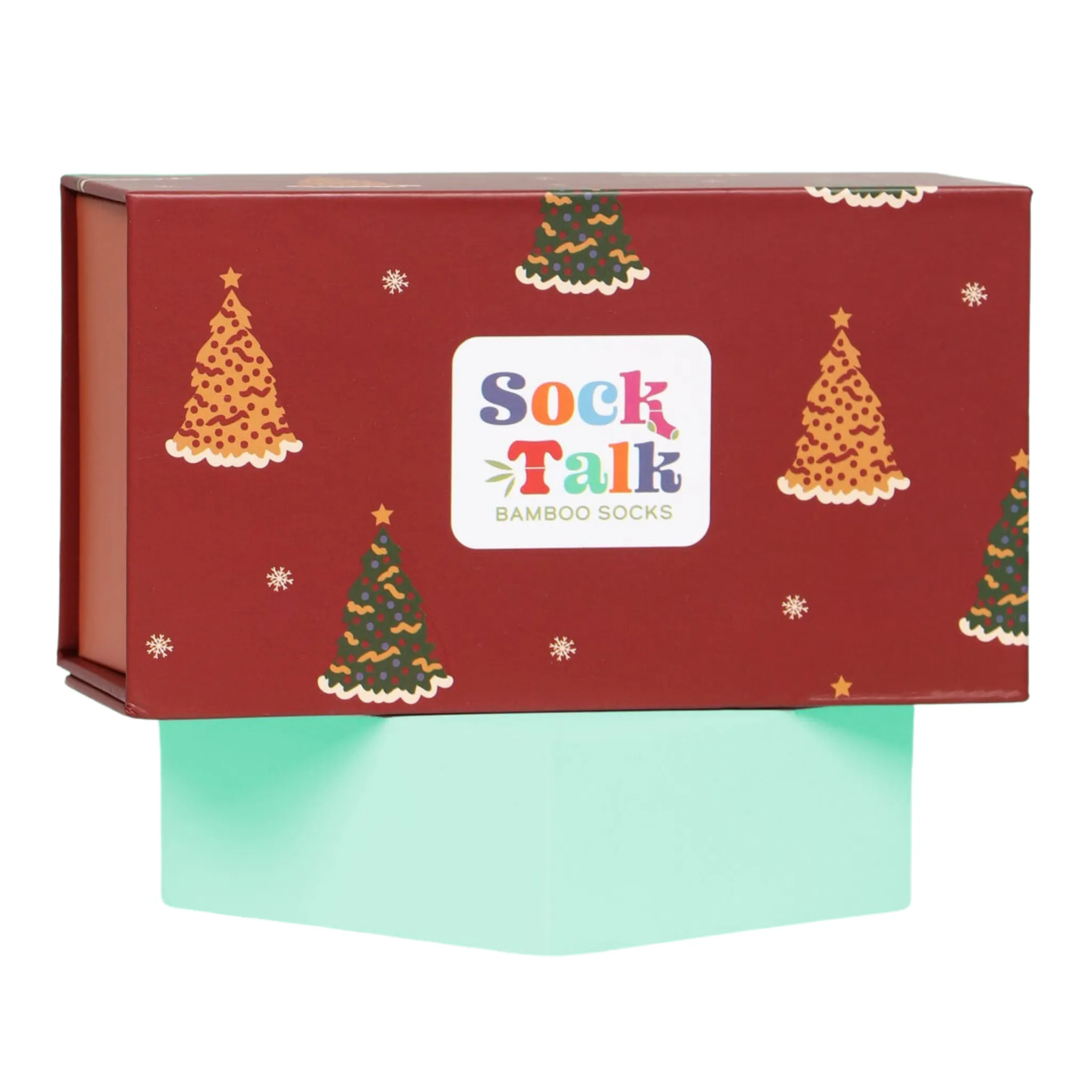 Sock Gift Box - Robin's Wreath