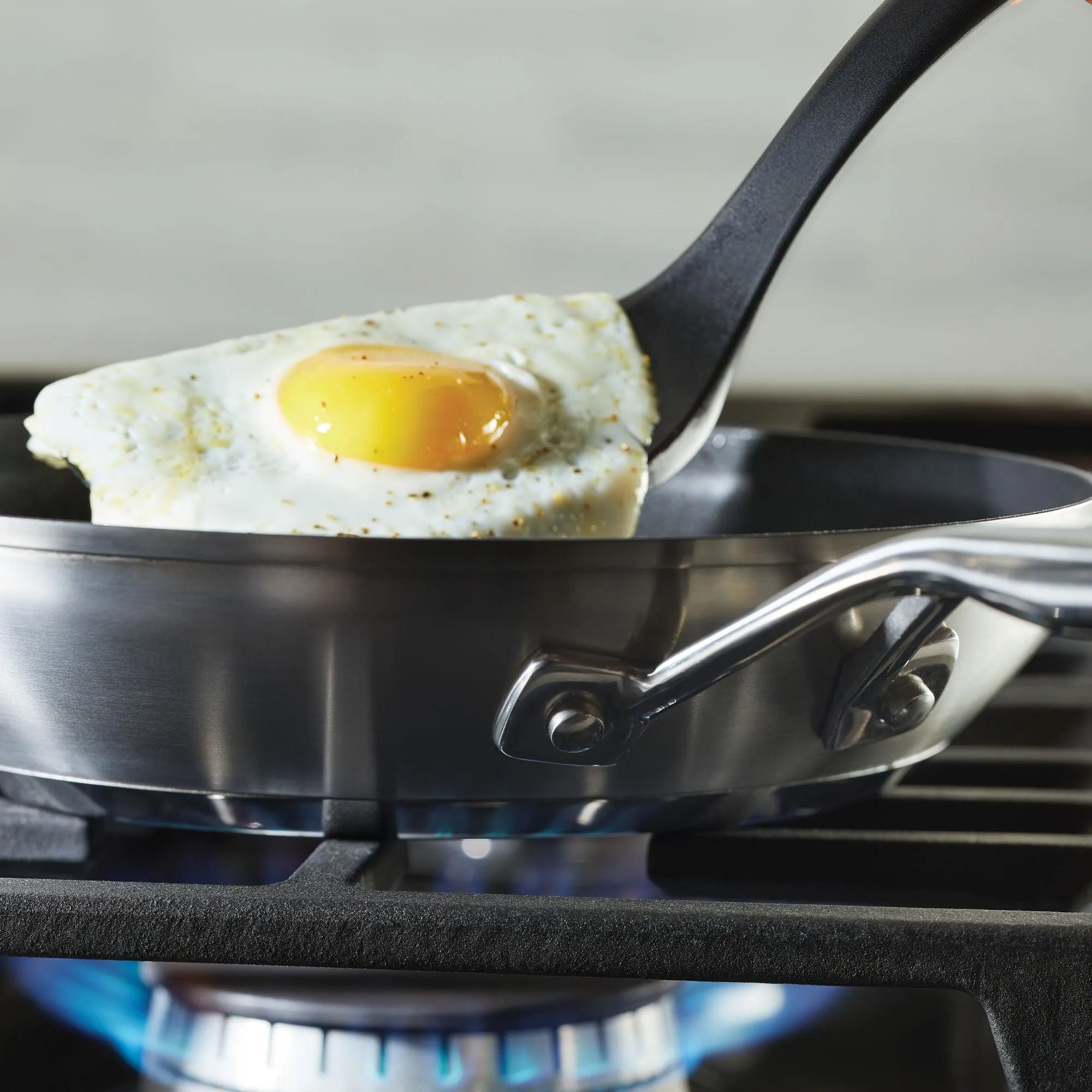 Stainless Steel 3-Ply Base Nonstick Frying Pan