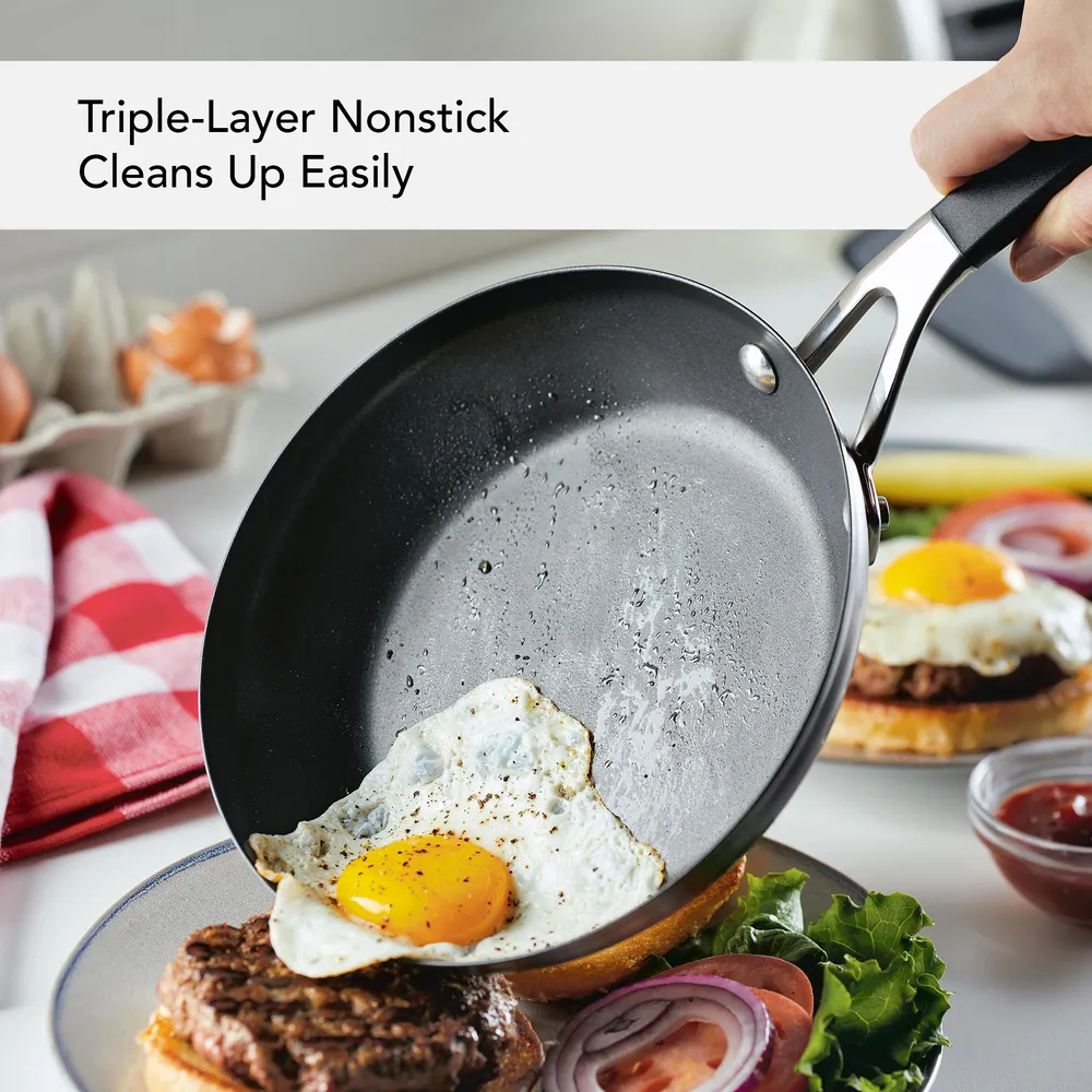 Stainless Steel Nonstick 2-Piece Frying Pan Set