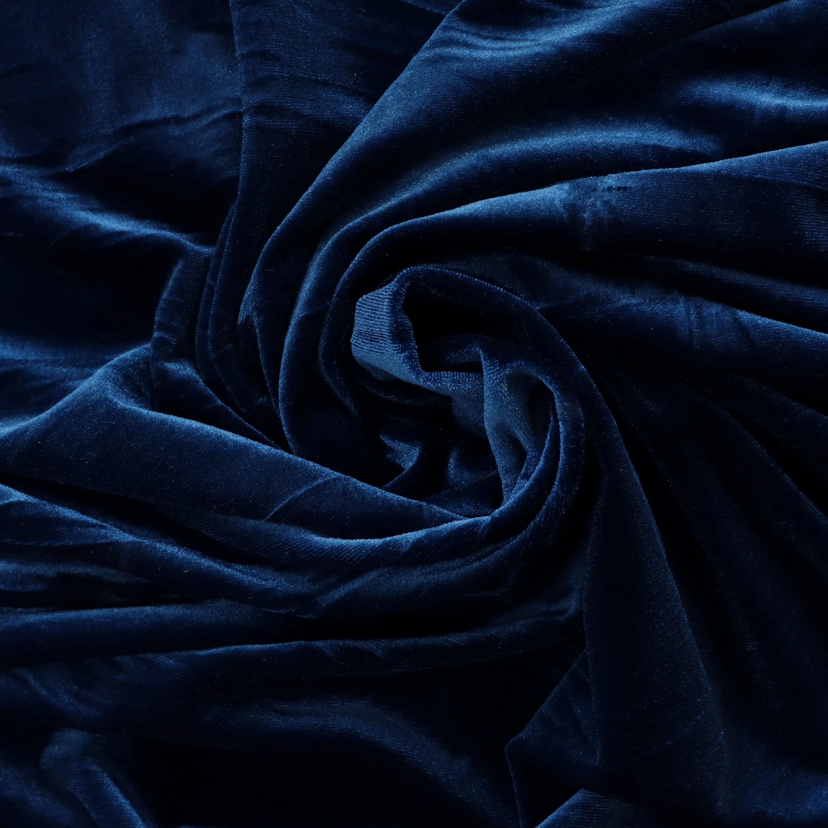 Stretch Velvet - Blue Sapphire