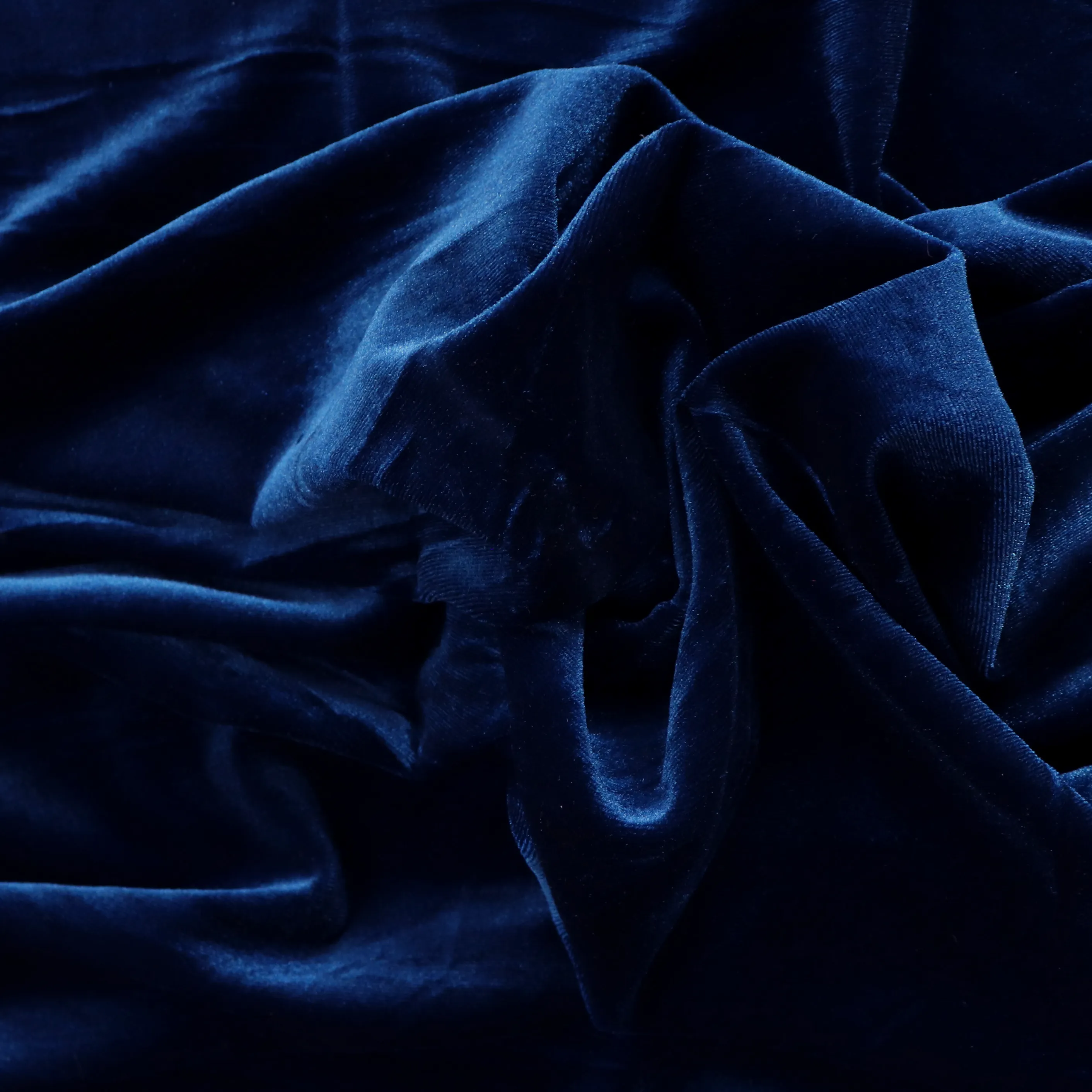 Stretch Velvet - Blue Sapphire