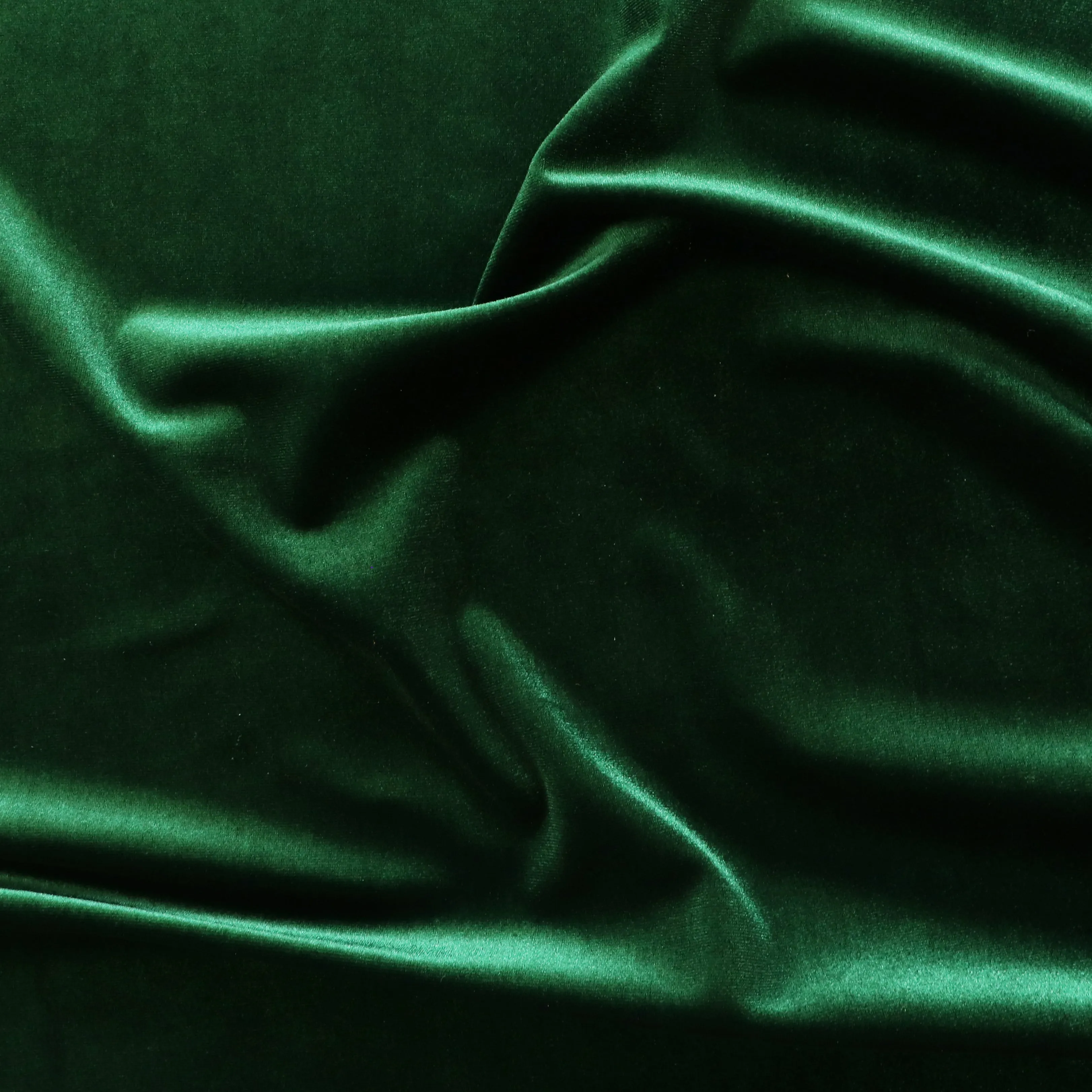 Stretch Velvet - Green Emerald