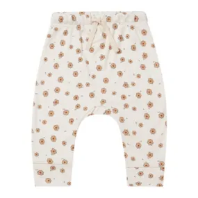 The Drawstring Pant by Quincy Mae - Daisy Confetti - BABY