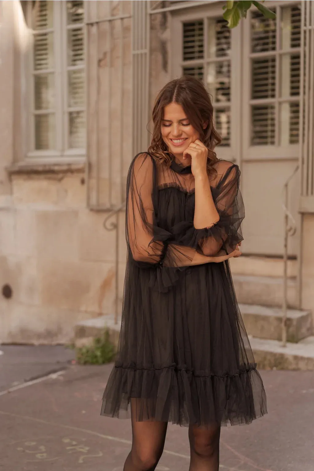 The Iris Tulle Dress