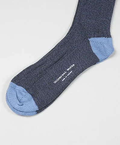 Universal Works Simple Socks Navy