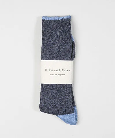 Universal Works Simple Socks Navy