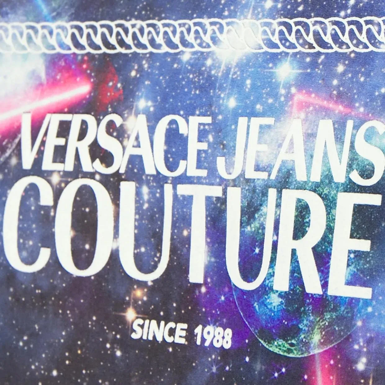 Versace Jeans Couture Galaxy Logo Black T-Shirt