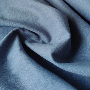 Washed Linen Cotton - Copen Blue