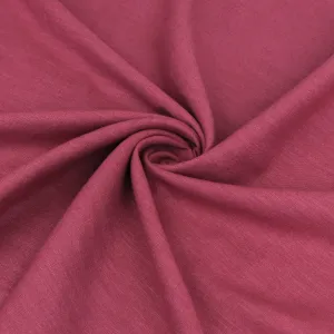 Washed Linen Cotton - Dark Rose