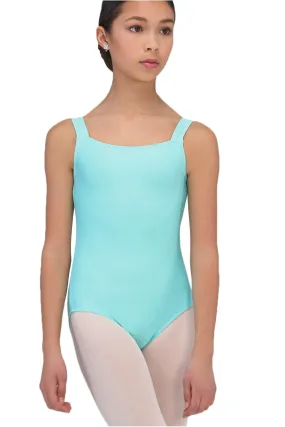 WEAR MOI EMERAUDE GIRLS MICROFIBER TANK LEOTARD