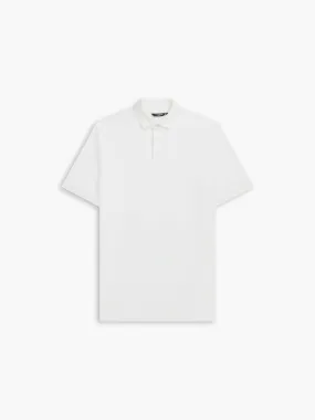 White Pique Egyptian Cotton Polo