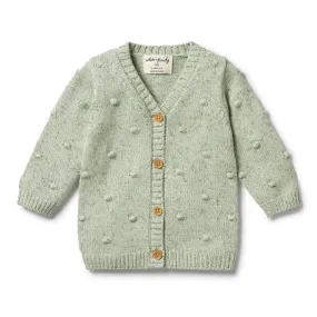 Wilson Frenchy Knitted Button Cardigan - Sage (6-12 Months, 8-10 Kg)