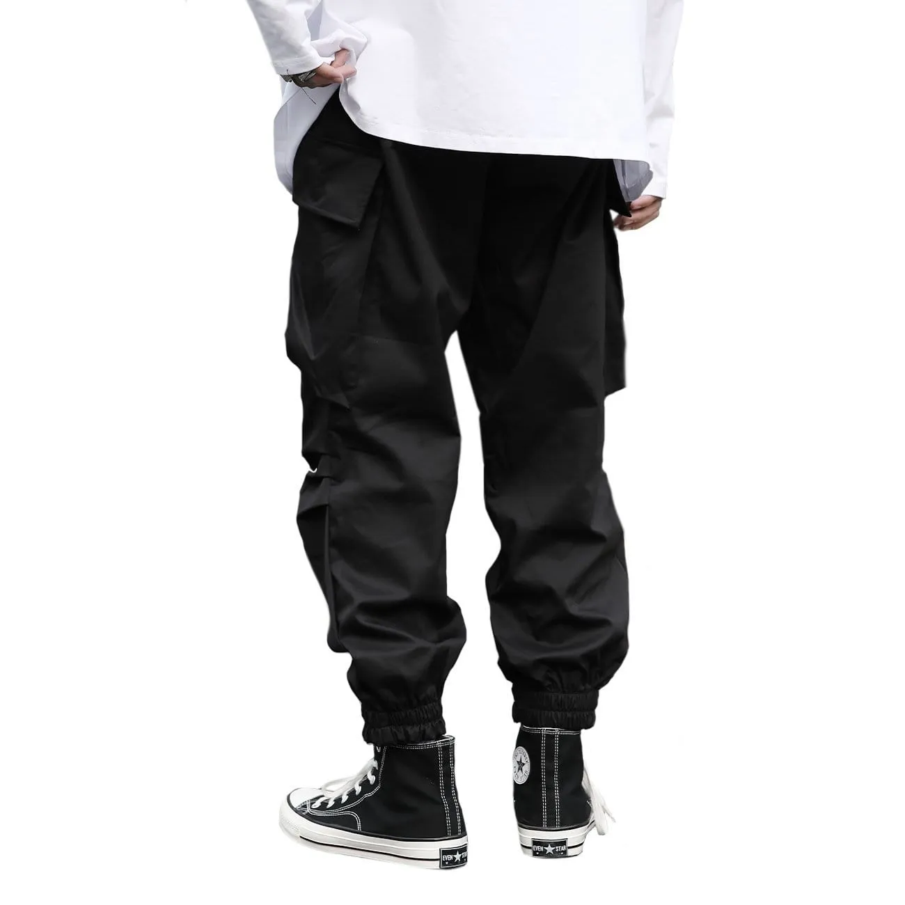 WLS Dark Pockets Folds Pants