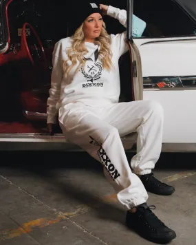 Women's Gent Sweatpants - White