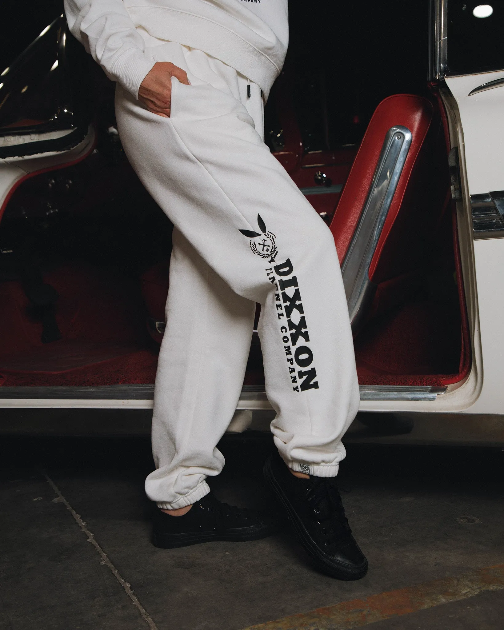 Women's Gent Sweatpants - White