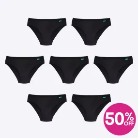 WUKA Everyday™ Bikini Brief - 7 Day Set