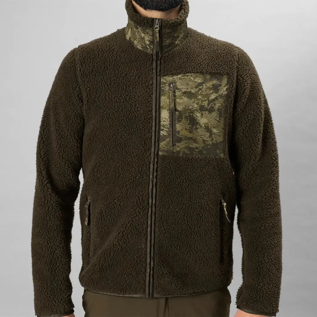 Zephyr Camo Fleece - Grizzly Brown/InVis Green by Seeland